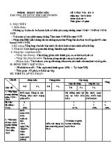 Ma trận và đề kiểm tra học kỳ II môn Lịch sử Lớp 9 - Năm học 2019-2020 - Trường PTDTNT THCS Buôn Đôn (Có đáp án)